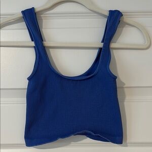 FP Movement Happiness Runs Square Neck Crop Tank African Violet XS/S
